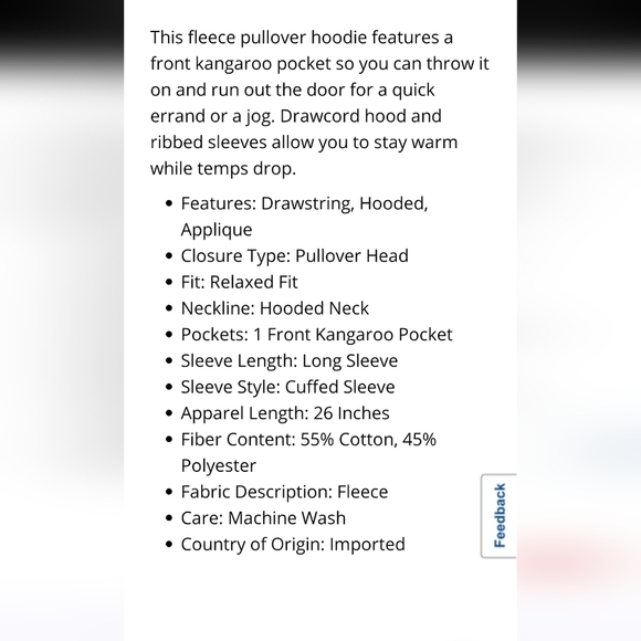 Fila Fleece Womens Medium Heather Grey White Drawstring Hooded Sweatshirt Hoodie - Picture 7 of 7